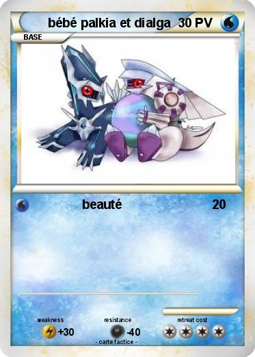 Pokemon bébé palkia et dialga Pokemon bébé palkia et dialga