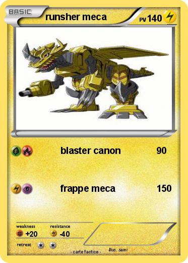 Pokemon runsher meca