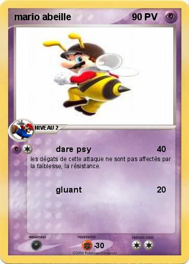 Pokemon mario abeille
