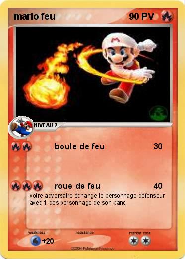 Pokemon mario feu
