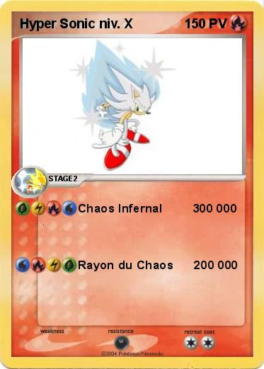 Pokemon Hyper Sonic niv. X