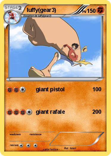Pokemon luffy(gear3)
