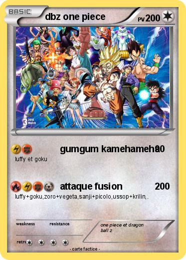 Pokemon dbz one piece