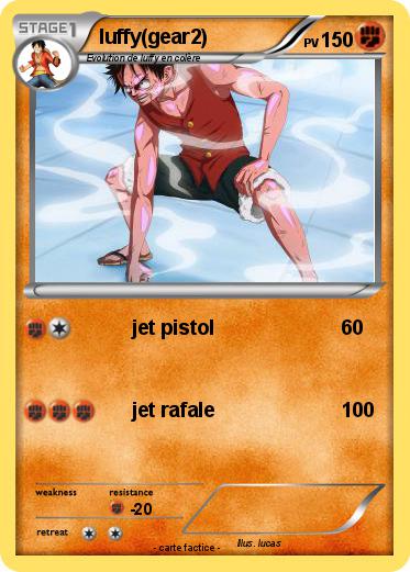 Pokemon luffy(gear2)