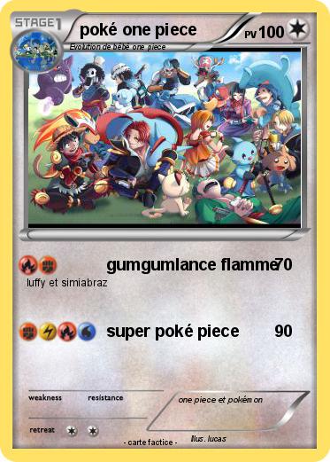 Pokemon poké one piece