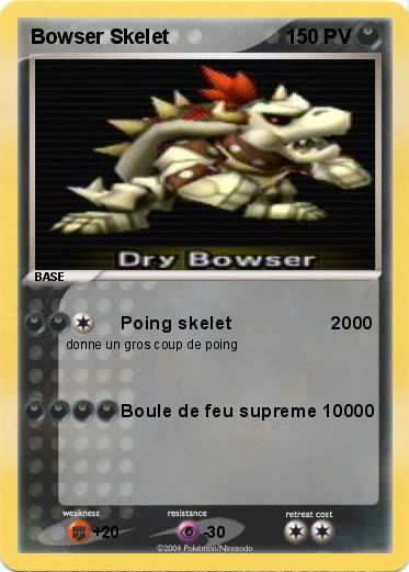 Pokemon Bowser Skelet