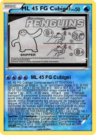 Pokemon ML 45 FG Cubigel