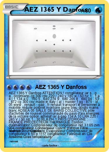 Pokemon AEZ 1365 Y Danfoss