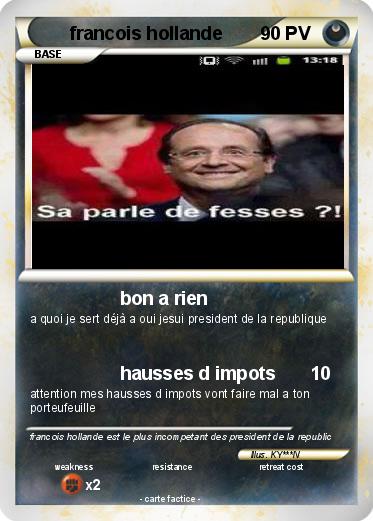 Pokemon francois hollande