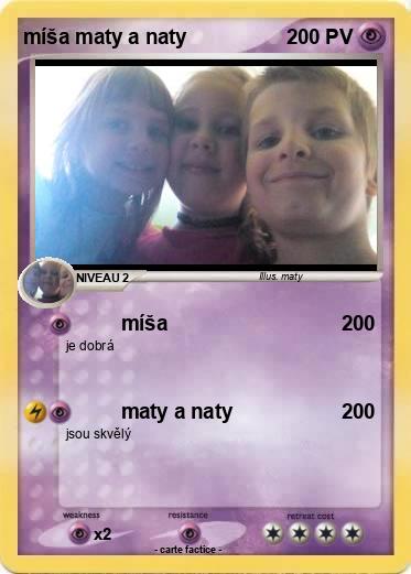 Pokemon míša maty a naty