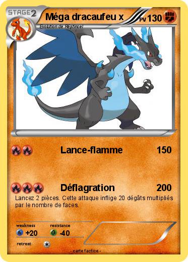 Pokemon Méga dracaufeu x