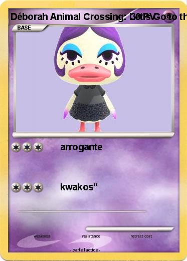 Pokemon Déborah Animal Crossing: Let's Go to the City,