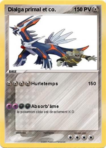 Pokemon Dialga primal et co.