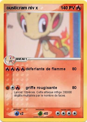 Pokemon ousticram niv x