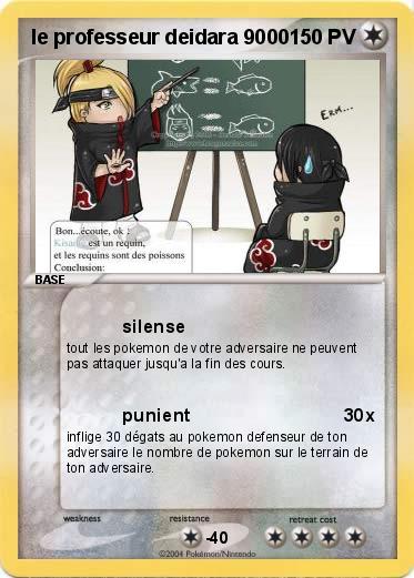 Pokemon le professeur deidara 9000