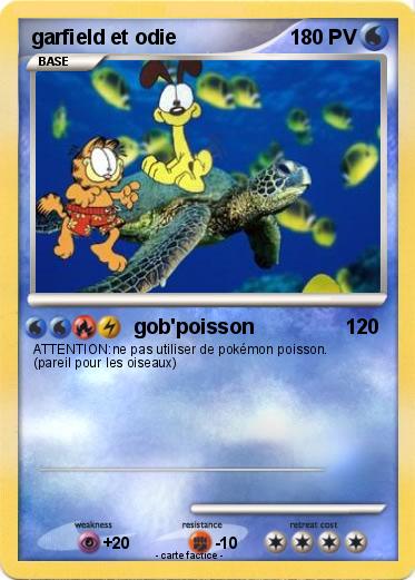 Pokemon garfield et odie
