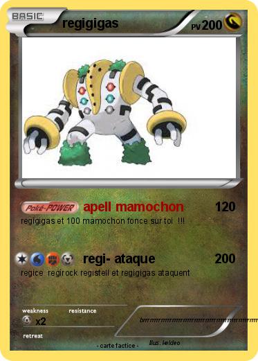 Pokemon regigigas