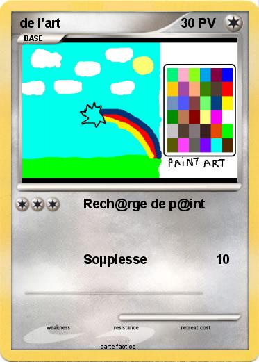 Pokemon de l'art