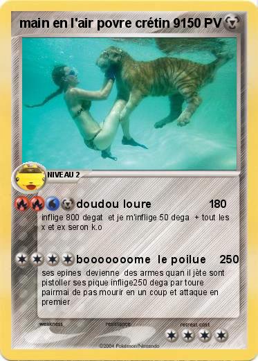 Pokemon main en l'air povre crétin 9