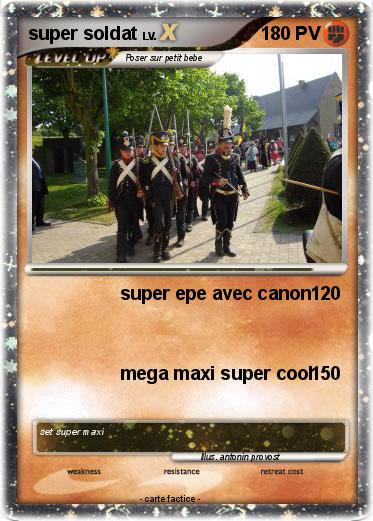 Pokemon super soldat