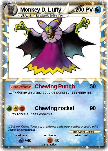 Pokemon Monkey D. Luffy