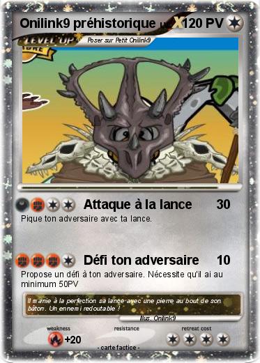 Pokemon Onilink9 préhistorique