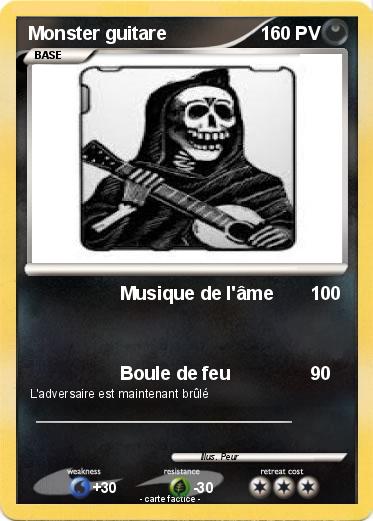 Pokemon Monster guitare