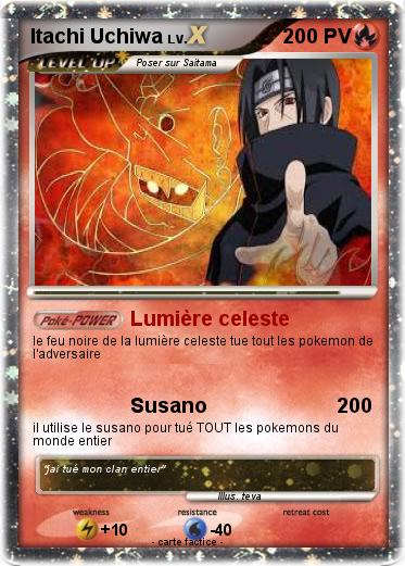Pokemon Itachi Uchiwa