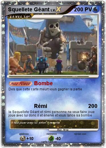 Pokemon Squellete Géant
