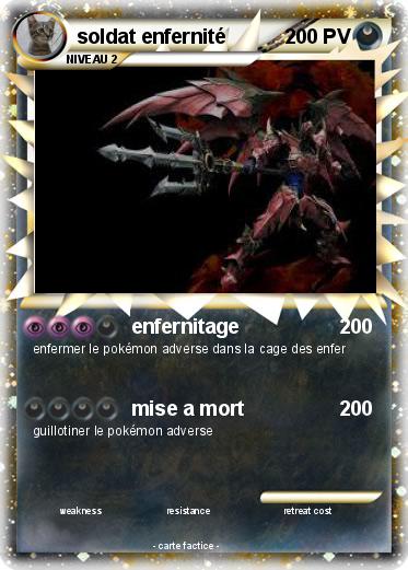 Pokemon soldat enfernité