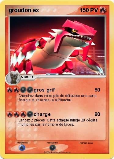 Pokemon groudon ex