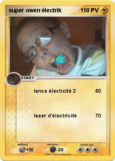 Pokemon super owen électrik