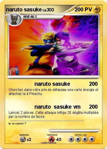 Pokemon naruto sasuke