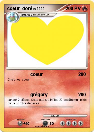 Pokemon coeur  doré