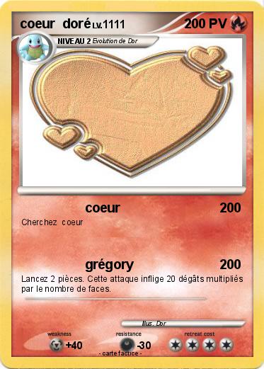 Pokemon coeur  doré