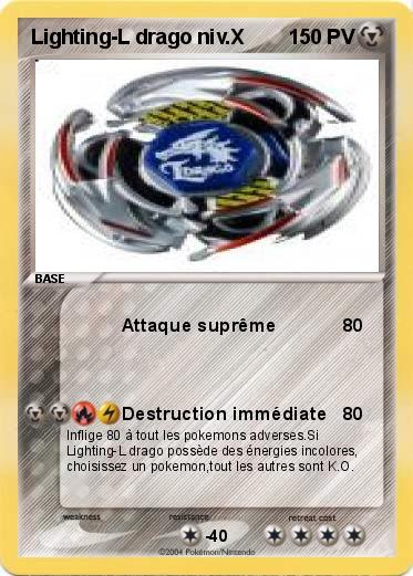 Pokemon Lighting-L drago niv.X