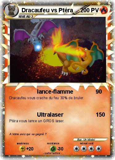 Pokemon Dracaufeu vs Ptéra