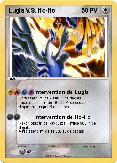 Pokemon Lugia V.S. Ho-Ho