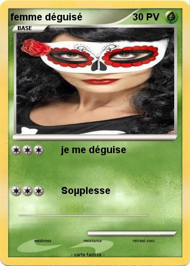 Pokemon femme déguisé