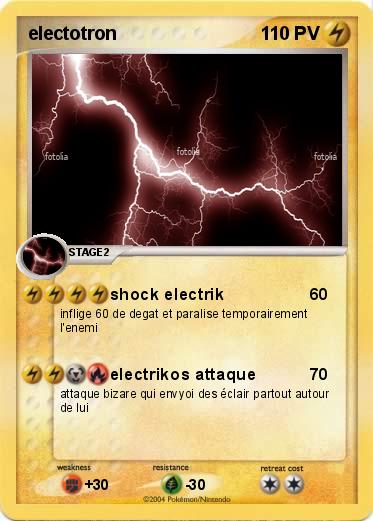 Pokemon electotron