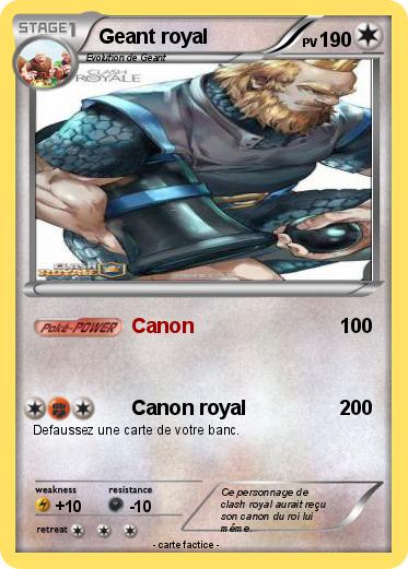 Pokemon Geant royal