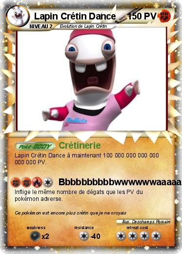 Pokemon Lapin Crétin Dance