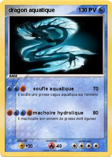 Pokemon dragon aquatique