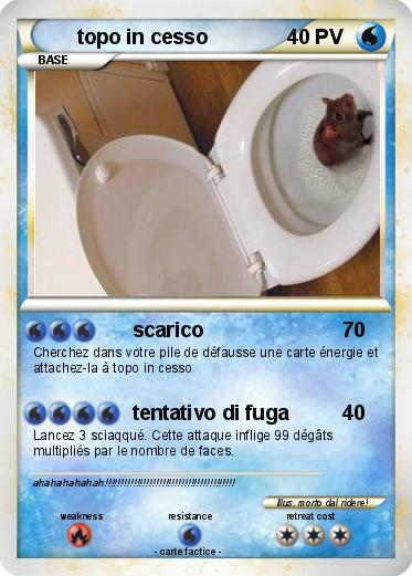 Pokemon topo in cesso
