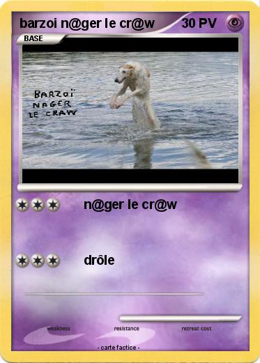 Pokemon barzoi n@ger le cr@w