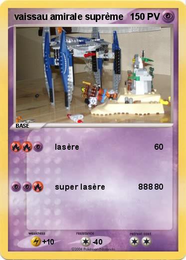 Pokemon vaissau amirale suprème