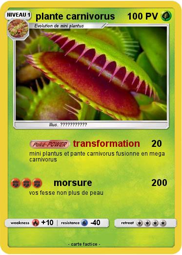 Pokemon plante carnivorus