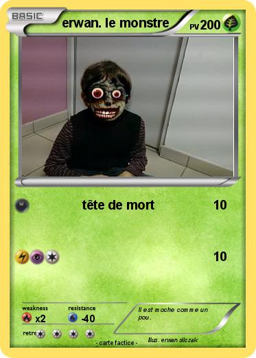 Pokemon erwan. le monstre