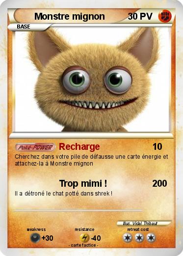 Pokemon Monstre mignon