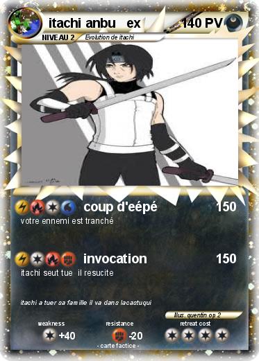 Pokemon itachi anbu   ex